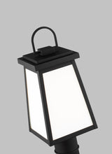 Founders One Light Outdoor Post Lantern, Black