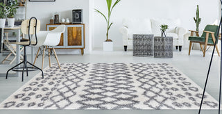 Noori Rug Shag Roy Ivory/Silver Rug