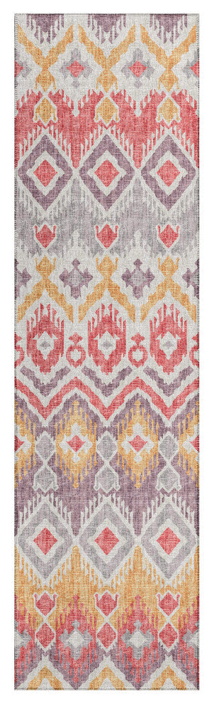Indoor/Outdoor Sedona SN2 Passion Machine Washable 2'3" x 7'6" Runner Rug