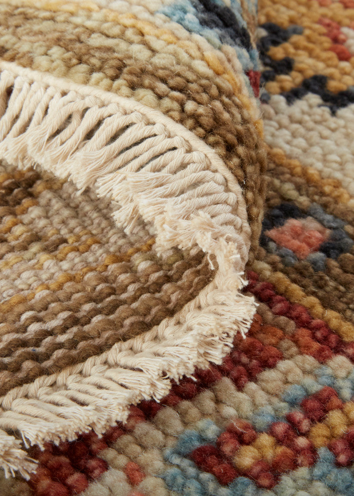 Weave & Wander Irie, Rust Orange/Gray, 3'-6" x 5'-6" Rug