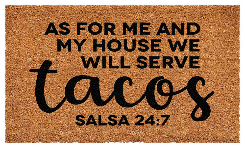 Calloway Mills We Serve Tacos Doormat, 24x36
