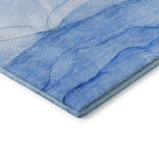 Premium Machine Washable Mayfield AMF507 Blue 10' x 14' Rug