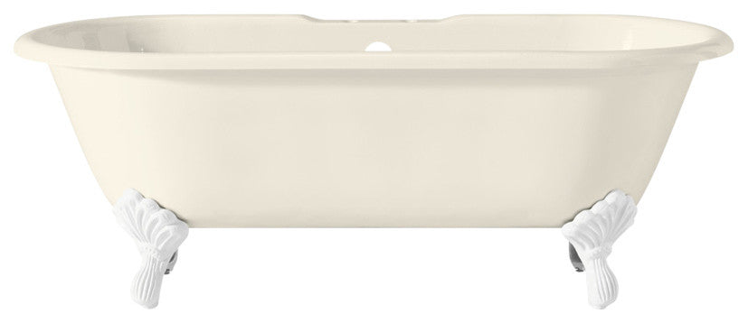 Cheviot Products Regal Cast Iron Bathtub With Faucet Holes and Shaughnessy