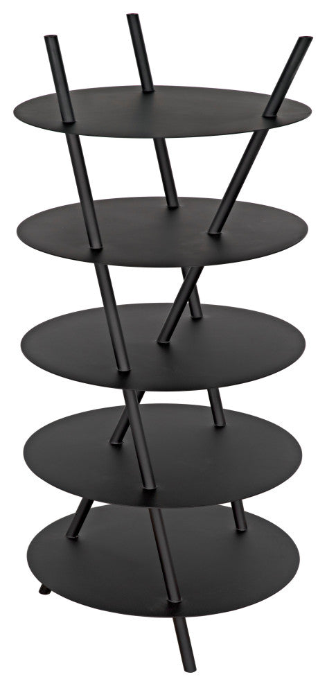 NOIR Furniture Gautama Shelf, Black Metal GBCS242MTB