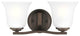 Sea Gull Emmons 2-Light Bath Vanity Bronze