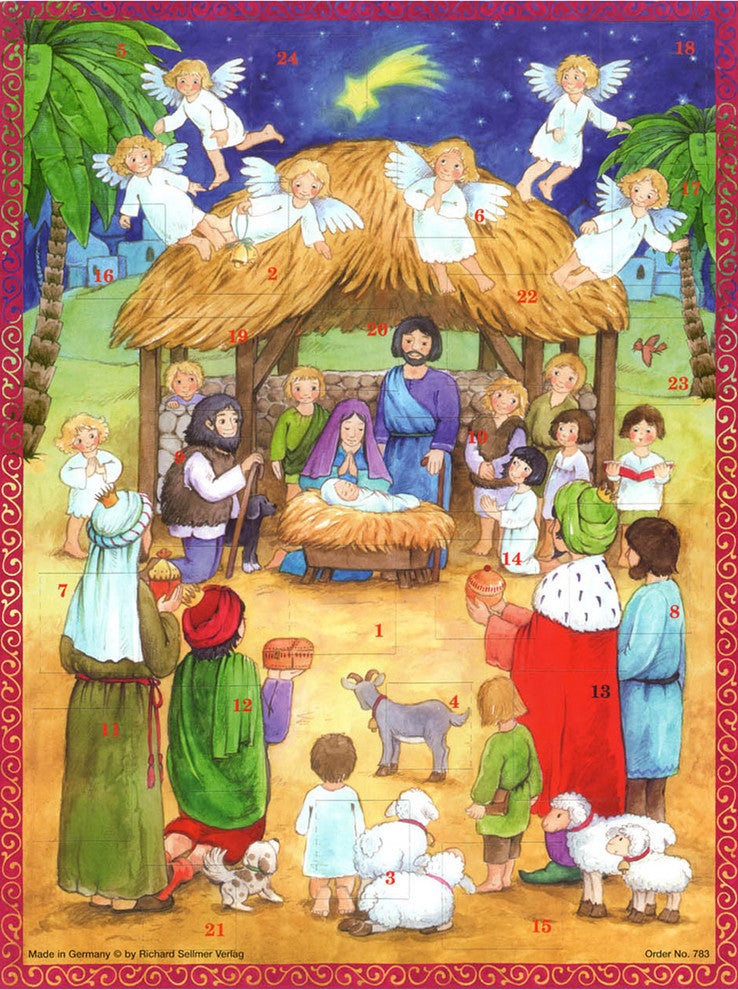 Sellmer Advent Calendar- Nativity Child Card