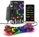 Twinkly Dots Indoor Smart Light String 60 RGB LEDs, Black Wire, Light Decor, 10'