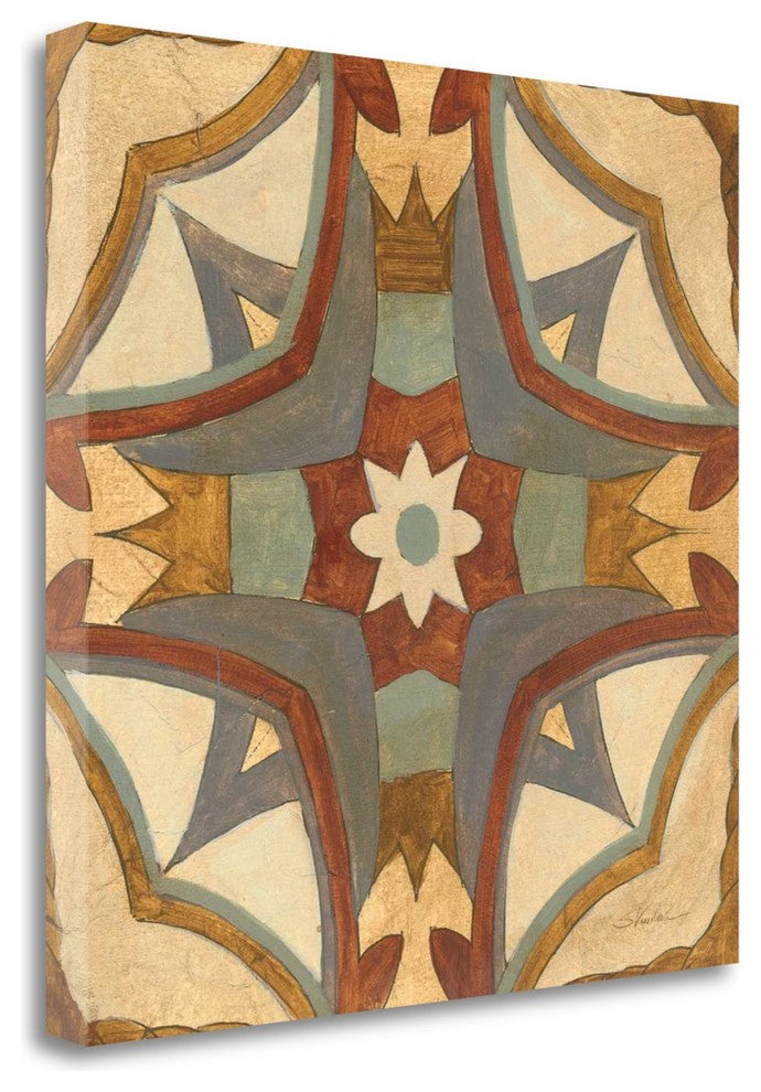 "Andalucia Tiles E Color" By Silvia Vassileva, Giclee on Gallery Wrap Canvas
