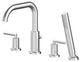 Jacuzzi RC95 Contento Deck Mounted Roman Tub Filler - Chrome