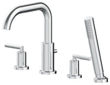 Jacuzzi RC95 Contento Deck Mounted Roman Tub Filler - Chrome