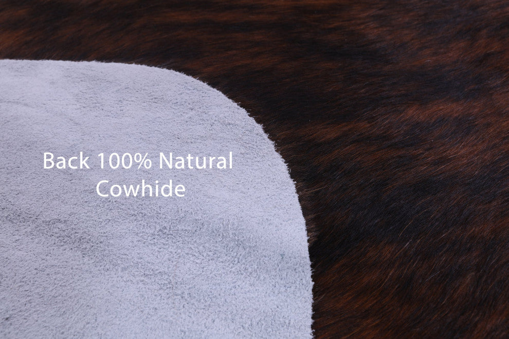 Organic Natural Hair-On Cowhide Area Rug 7' 4" X 5' 11" C1446
