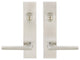 Stockholm Lever, Tubular Entry, Double Cylinder, Satin Stainless Steel