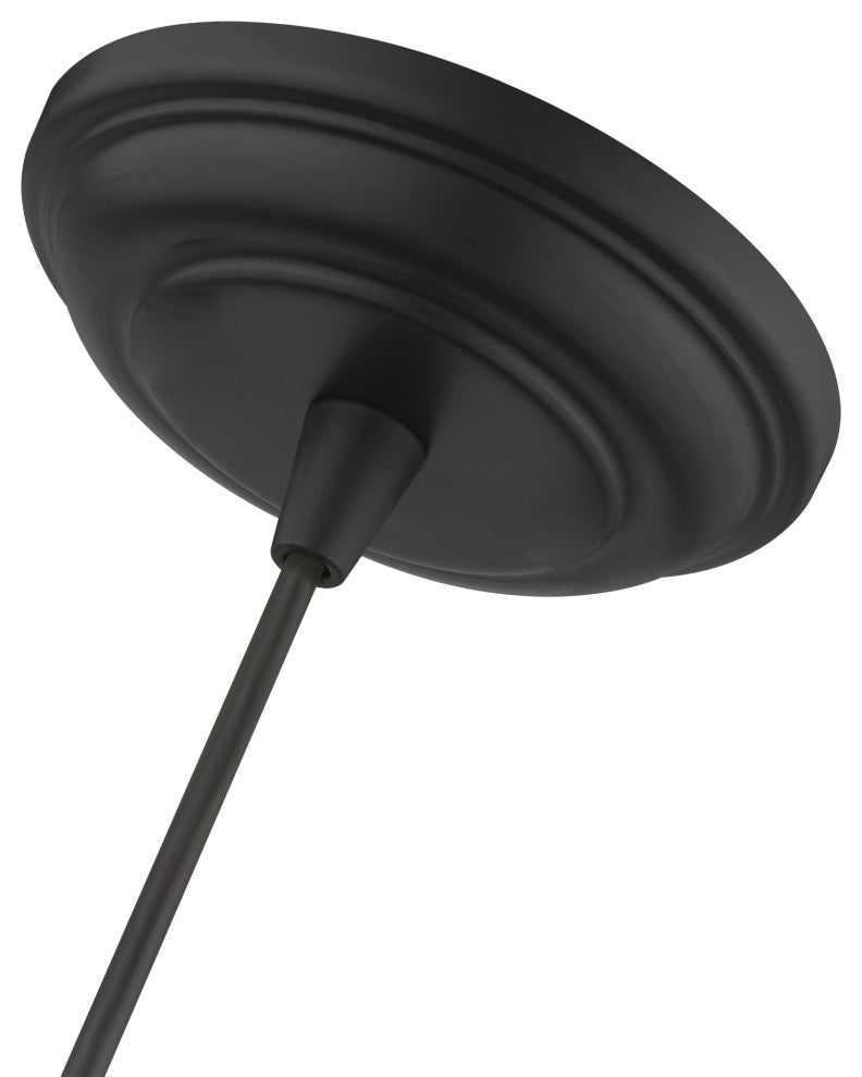 Moreland 1 Light Black Single Pendant