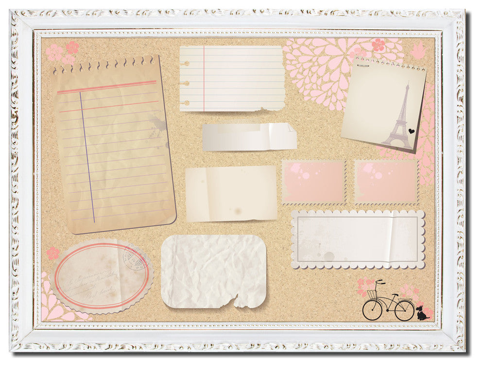 R2H Methods 'Parisian' Dry Erase Memo Board on ArtPlexi, 30"x20"