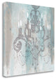 "Candelabra Teal II" By James Wiens, Giclee Print on Gallery Wrap Canvas