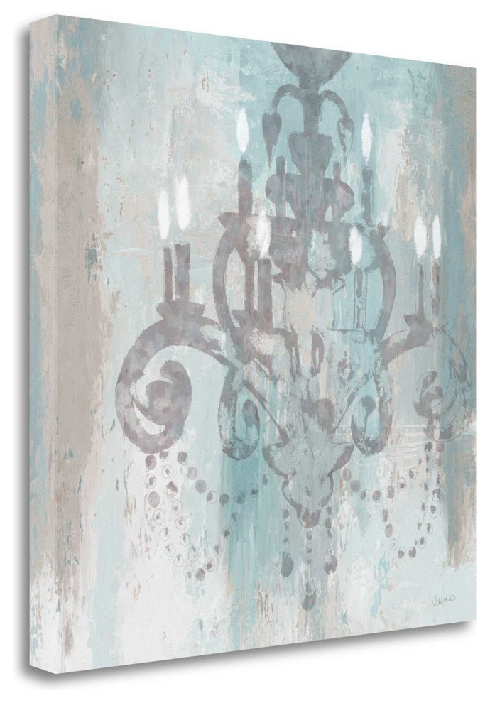 "Candelabra Teal II" By James Wiens, Giclee Print on Gallery Wrap Canvas