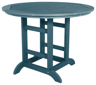 Round Counter-Height Dining Table, 48'', Nantucket Blue