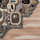 Southwestern Winter Cabin Medallion Shape Rug, 5' Round