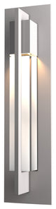 Axis Outdoor Sconce, Coastal Burnished Steel Finish - Clear Glass