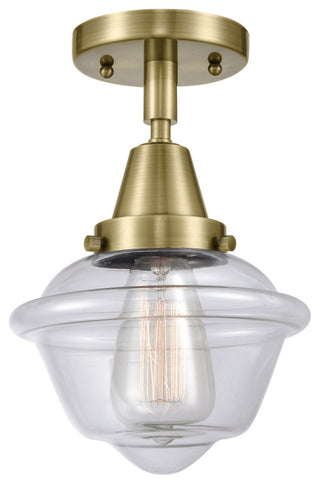 Innovations Lighting 447-1C-AB-G532 Small Oxford 1 Light 7.5" Flush Mount