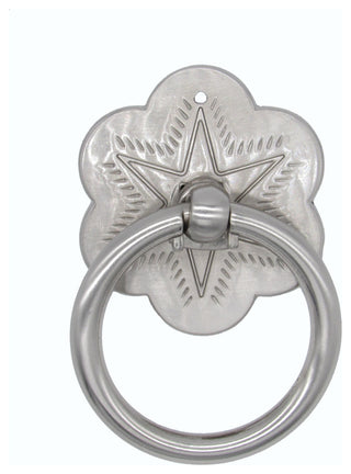 Ring Star Pull, Satin Nickel