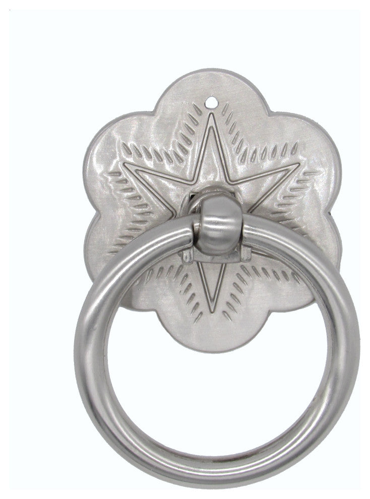 Ring Star Pull, Satin Nickel