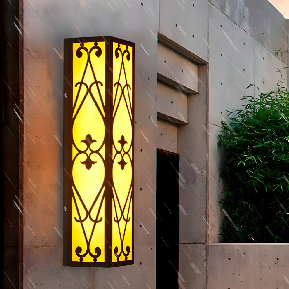 Luxury Outdoor LED Waterproof Wall Lamp for Porch, Courtyard