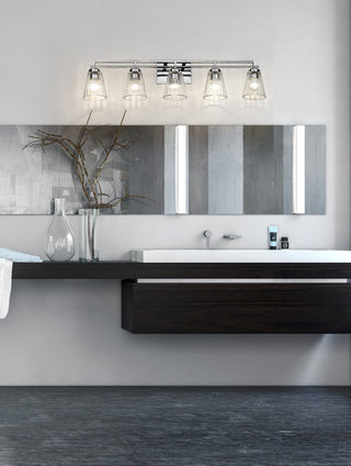 Z-LITE 5-Light Vanity, Chrome