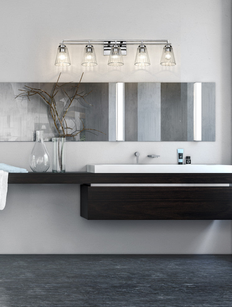Z-LITE 5-Light Vanity, Chrome