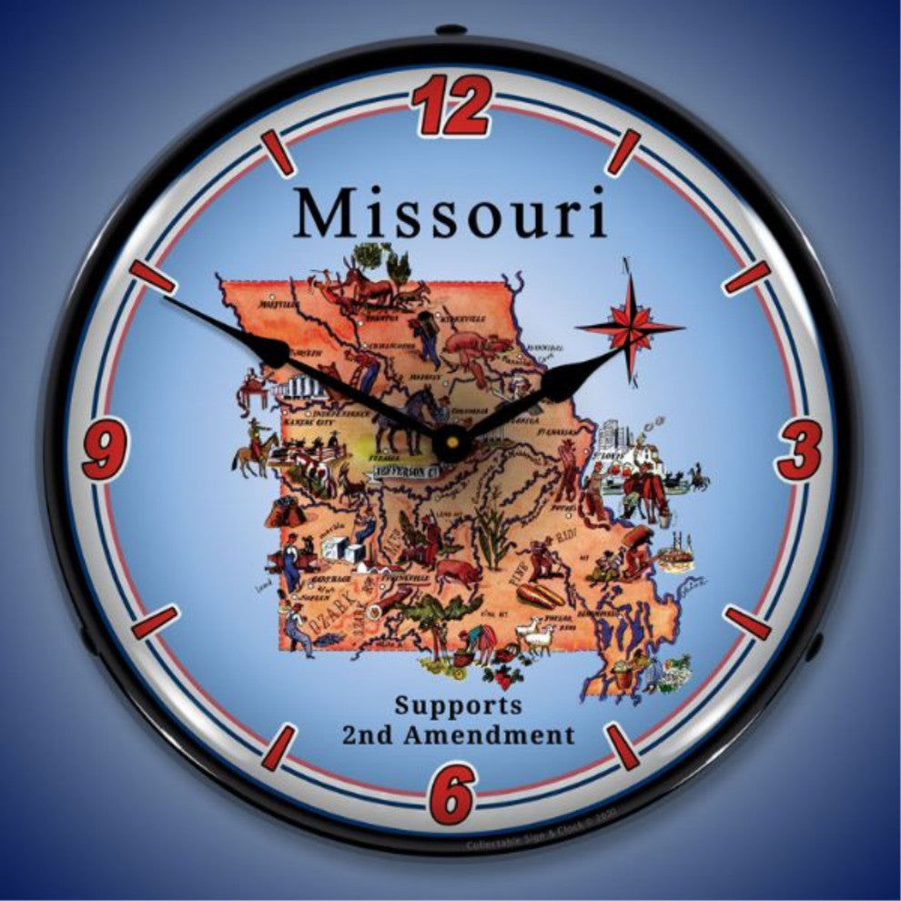 N20031048 Missouri Supports the 2nd Amendment Clock