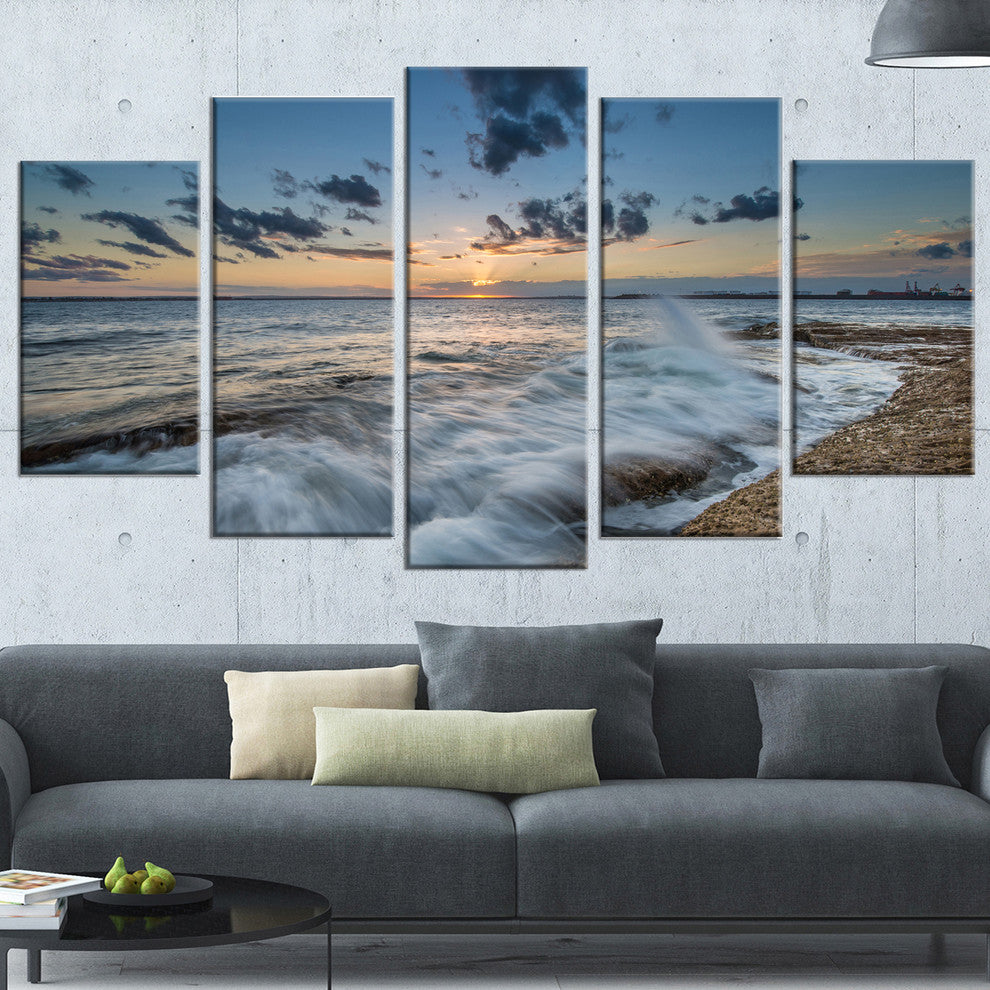 "Sydney Sunset at La Per House" Canvas Print, 5 Panels