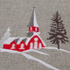 Christmas Scene 17-inch Throw Pillow