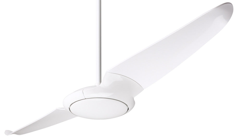 Modern Fan Ic/Air 2 Blade 56" Fan, Gloss White With Remote
