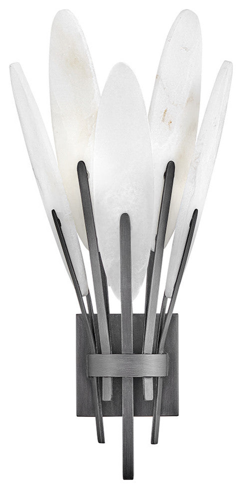Fredrick Ramond Nerine Large Sconce, Brushed Graphite