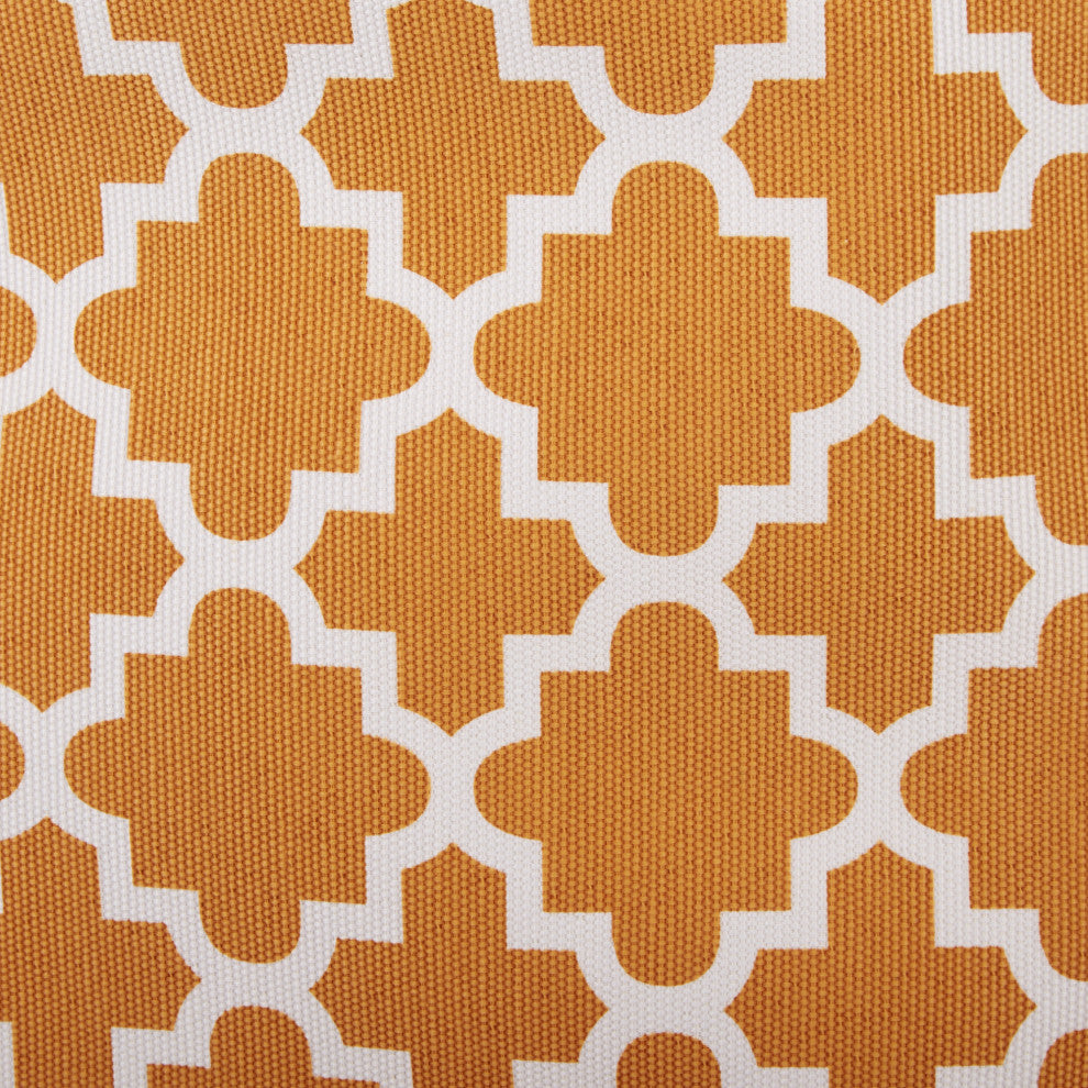 DII Polyester Bin Lattice Pumpkin Spice Rectangle Medium