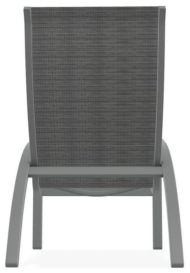 Kendall Sling Stackable Outdoor Lounge Chair, Destiny Steel/Graphite