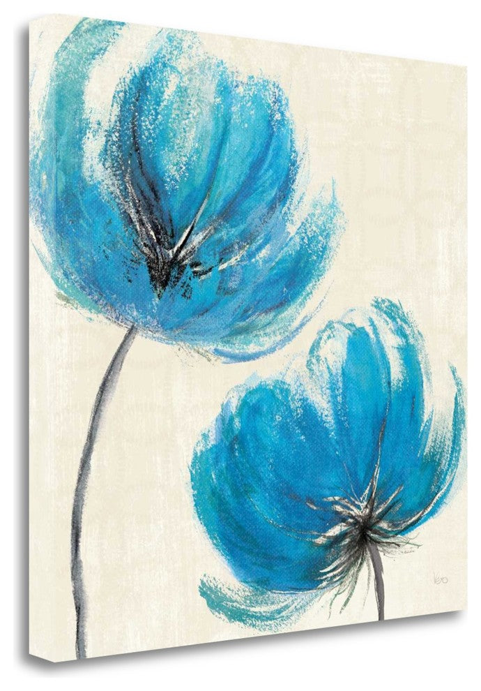 "Azure III" By Veronique Charron, Giclee Print on Gallery Wrap Canvas
