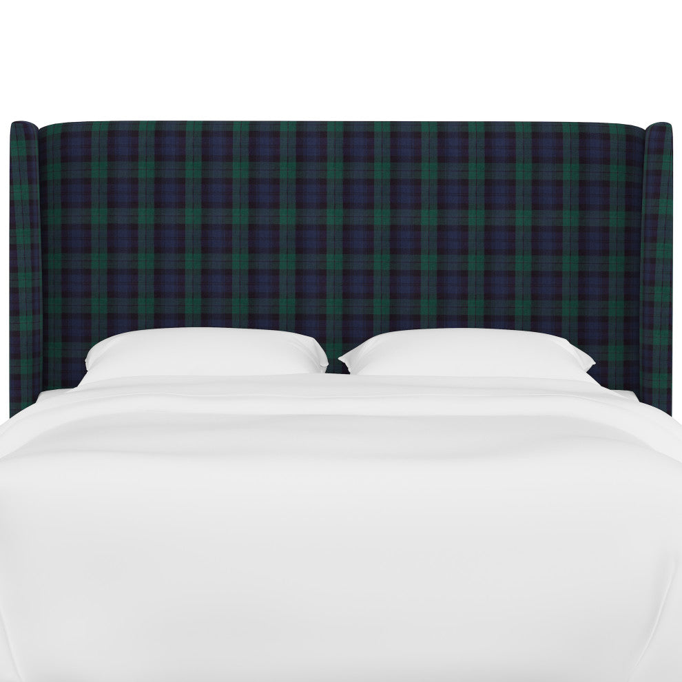 Maxwell Wingback Headboard, Blackwatch Blackwatch, Full
