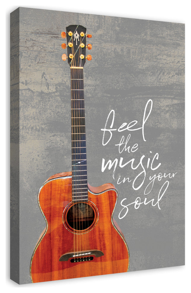 Feel Music In Soul 20x30 Canvas Wall Art