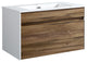 The Ivy Single Bathroom Floating Vanity, Vine, 30"