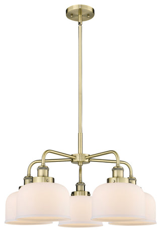 Innovations Cone 5 26" Chandelier Antique Brass