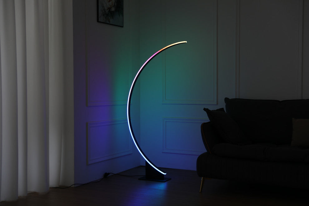 Half-Moon 56" Full-Arched LED Floor Lamp