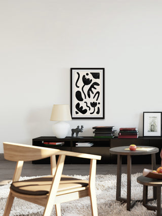 "Complicated Formation" Framed Painting Print, 8x12