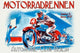 Motorradrennen - Auto Club Berlin- Gallery Wrapped Canvas Art 28" x 42"
