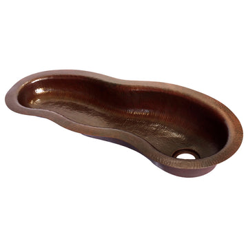 Cayenne Small River Copper Bar Sink