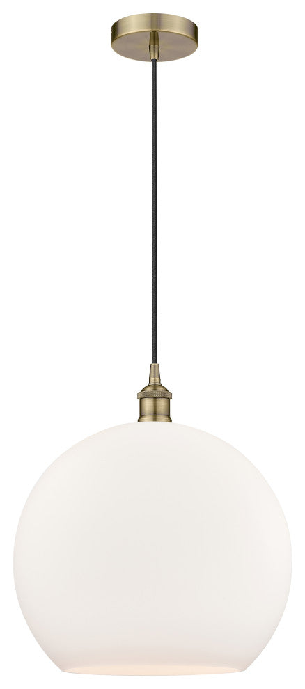 Innovations 616-1P-AB-G121-14-LED 1-Light Pendant, Antique Brass