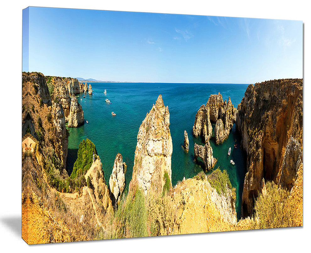 "High Cloudy Mountains Panorama" Oversized Beach Wall Art, 40"x30"