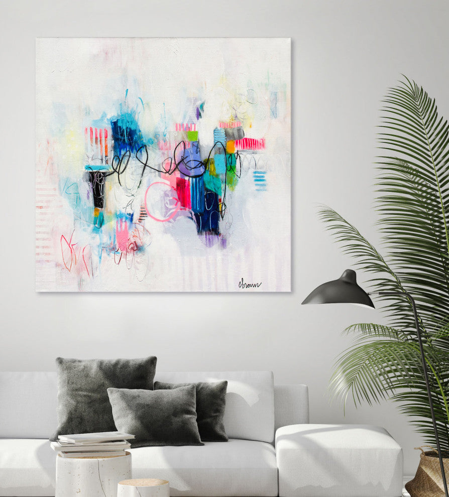 Possibilities of the Heart - 84 x 84 by Cynthia Anne Brown