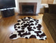 Super Plush Brown-White Faux Cowhide Rug 4'10x6'8 Large