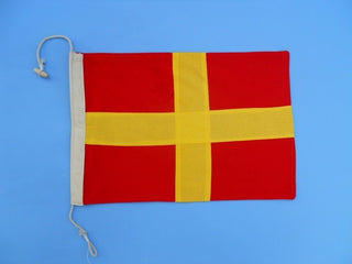 Letter R Cloth Nautical Alphabet Flag Decoration, 20''